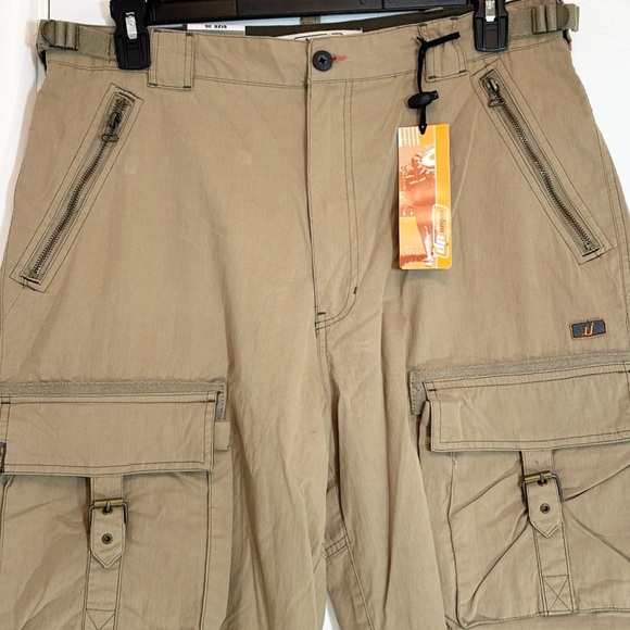 Urban Pipeline Hiking/Utility Cargo Cotton Khaki Tan Shorts 36 waist - Picture 5 of 14